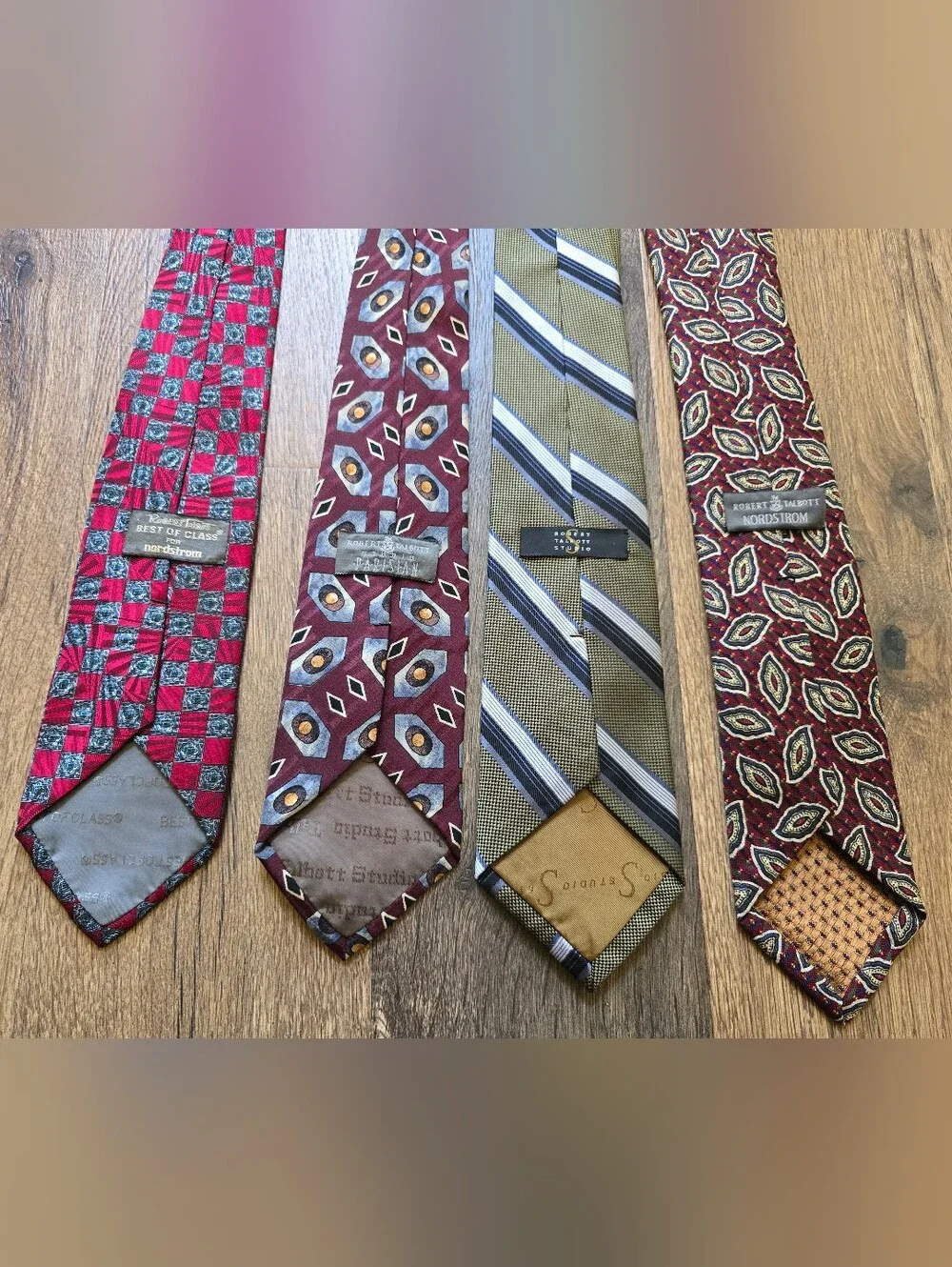 Robert Talbott Classic Silk Men's Necktie - Best Of Class, Studio, Parisian, Etc
